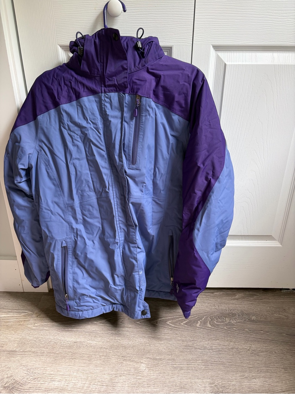 L.L. Bean Two-Tone Purple & Lavender Ski Jacket